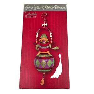 New Woof Golden Retriever Collectible Ornament Christmas Decor